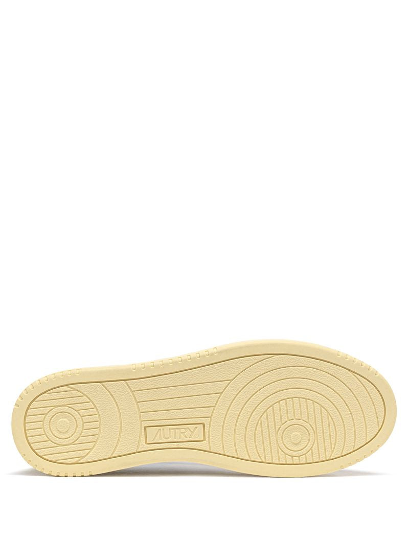 AUTRY - Basket Medalist Low Bicolor White/Lemon
