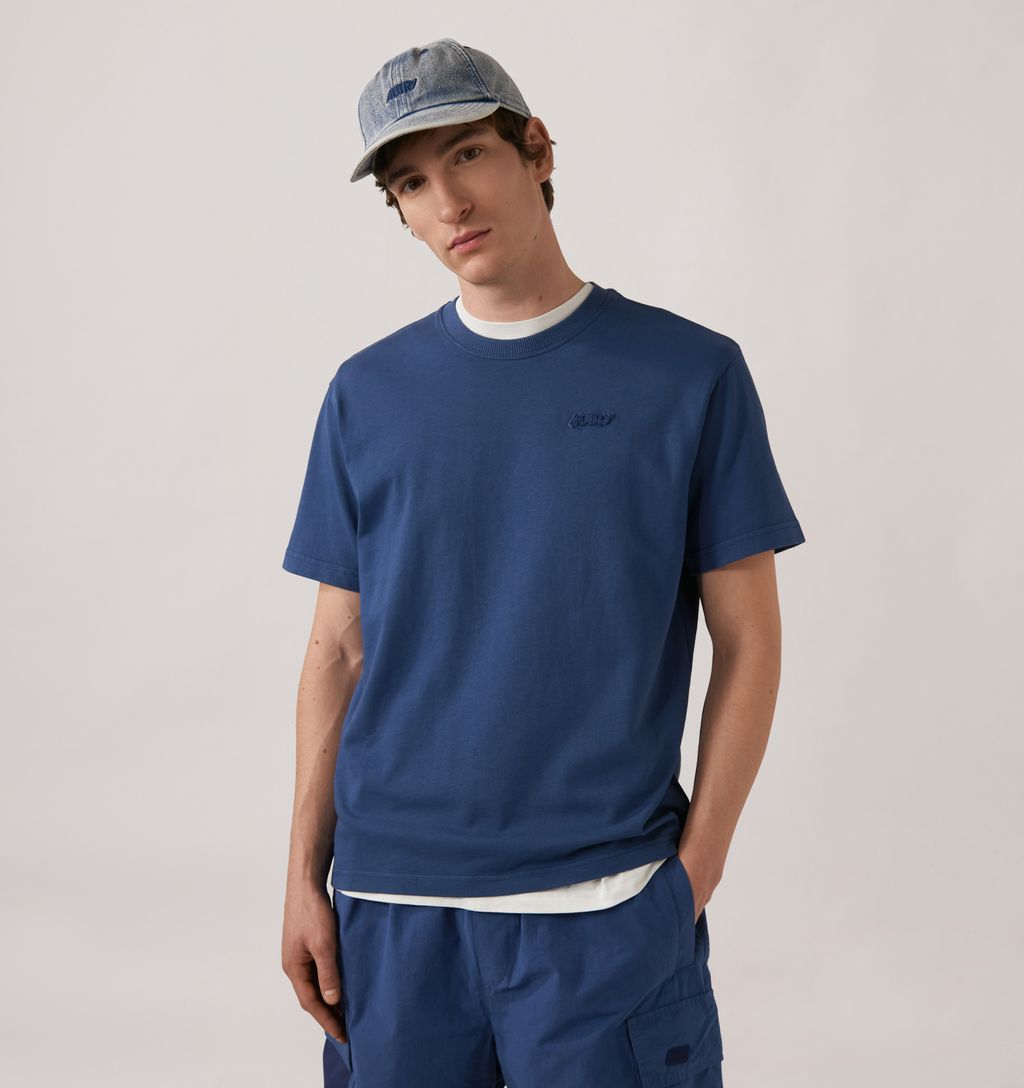 Autry - T-shirt Unisex logo nuance Bleu