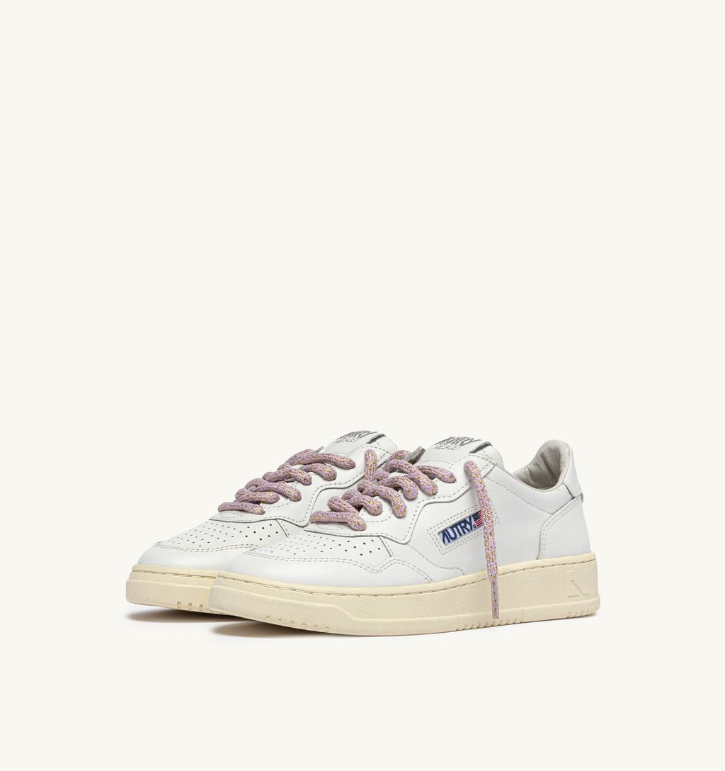 AUTRY - Basket Medalist Bicolor leather/Swoll Taiorch