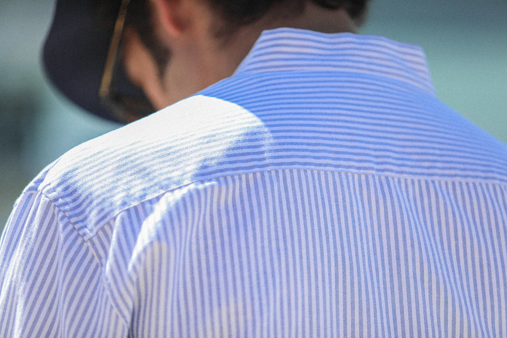 Drapeau Noir - Cardigan Shirt Oxford Stripes