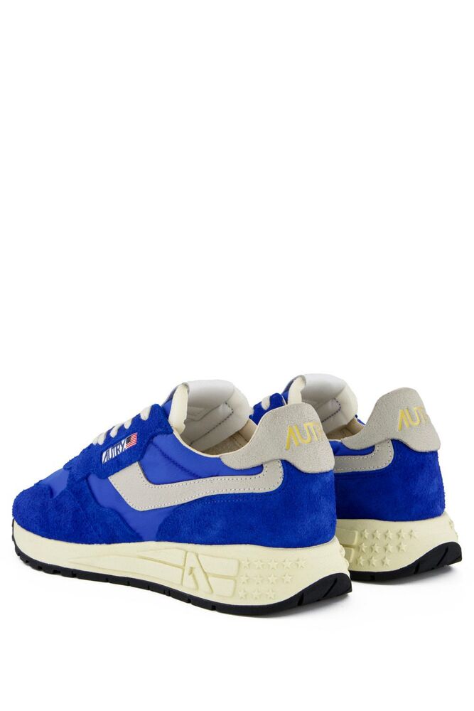 AUTRY - Basket Reelwind en nylon et daim bleu