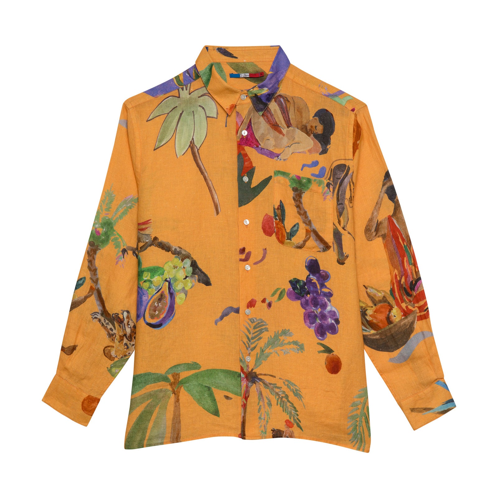 G.Kero - Chemise Femme Luxe Orange