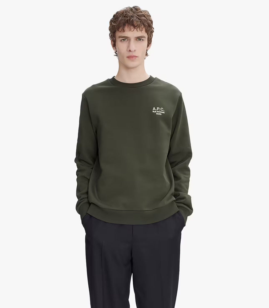 A.P.C. - Sweat Standard Rue Madame Kaki Militaire