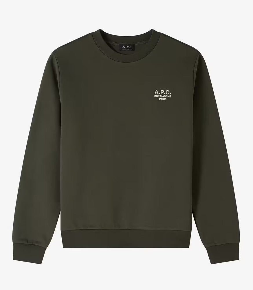 A.P.C. - Sweat Standard Rue Madame Kaki Militaire
