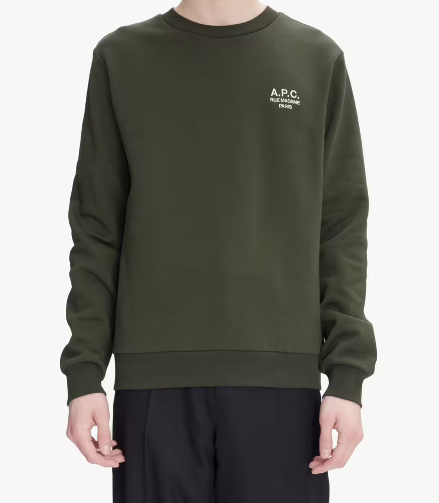 A.P.C. - Sweat Standard Rue Madame Kaki Militaire