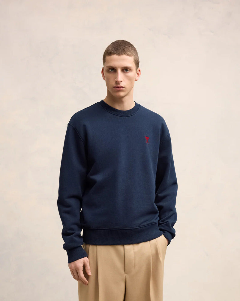 AMI -Sweat Ami de coeur Bleu marine