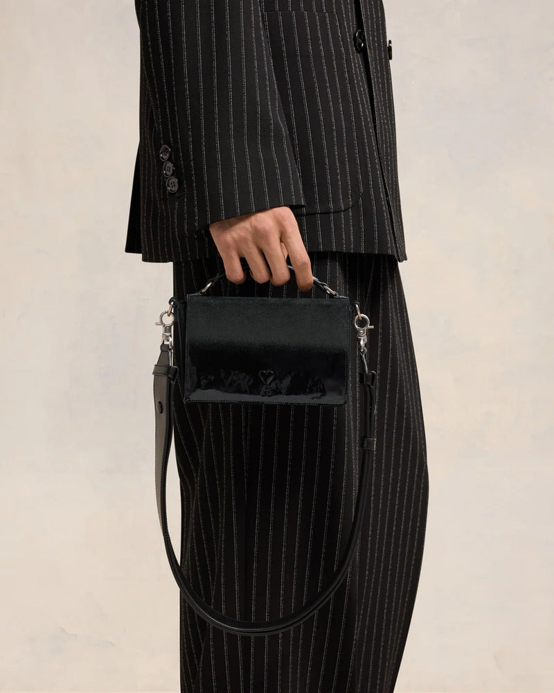 AMI - Sac lunch box Ami de coeur noir