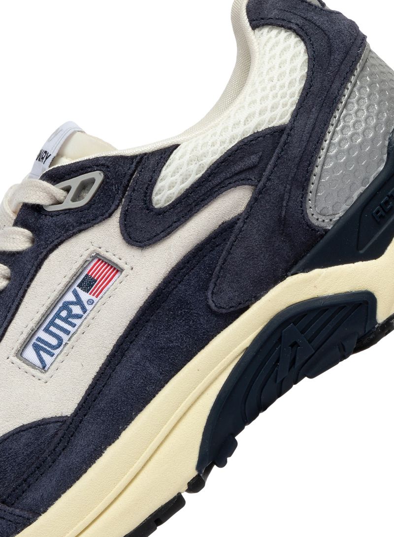 AUTRY - Basket Hyperway Suede Bicolore /Mesh SP Blue /silver