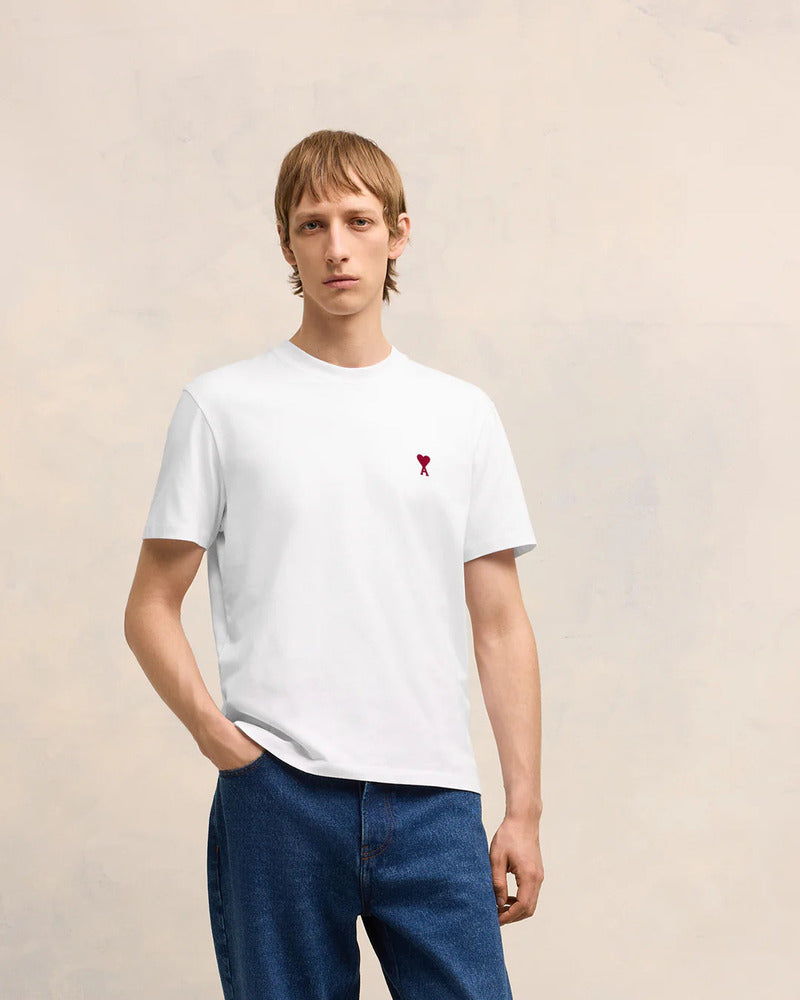 AMI -T-Shirt Ami de coeur Blanc