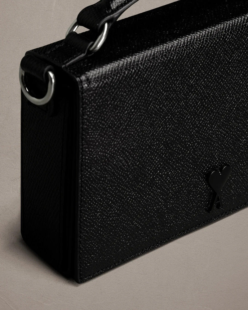 AMI - Sac lunch box Ami de coeur noir