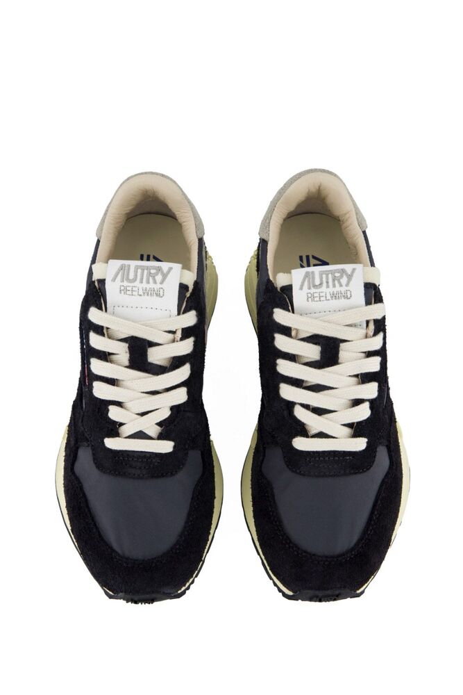 AUTRY - Basket Reelwind en nylon et daim noir