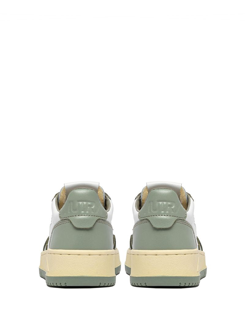 AUTRY - Basket Medalist Low Bicolor White/Seagrass