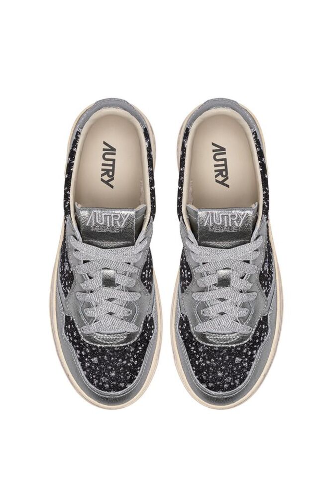 AUTRY - Basket Medalist Low Fabric/Lam Black/Steel