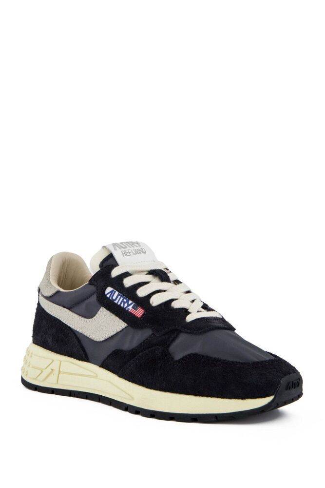 AUTRY - Basket Reelwind en nylon et daim noir