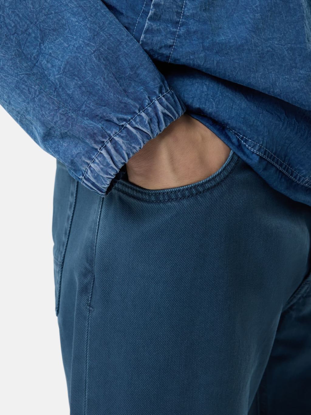 Stone Island - J100005 Jeans Droit Regular cinq poches Indigo