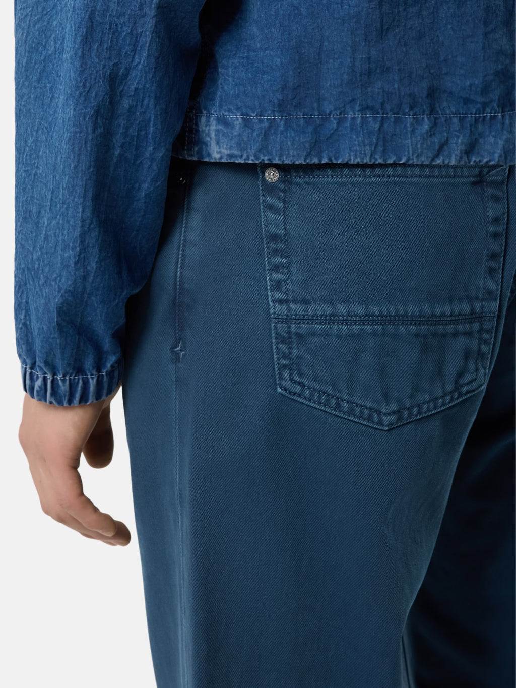 Stone Island - J100005 Jeans Droit Regular cinq poches Indigo