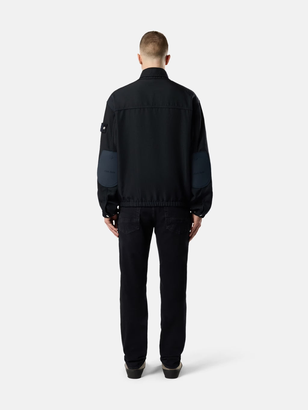 Stone Island - J100007 Jeans coupe Slim cinq poches Noir Rincé