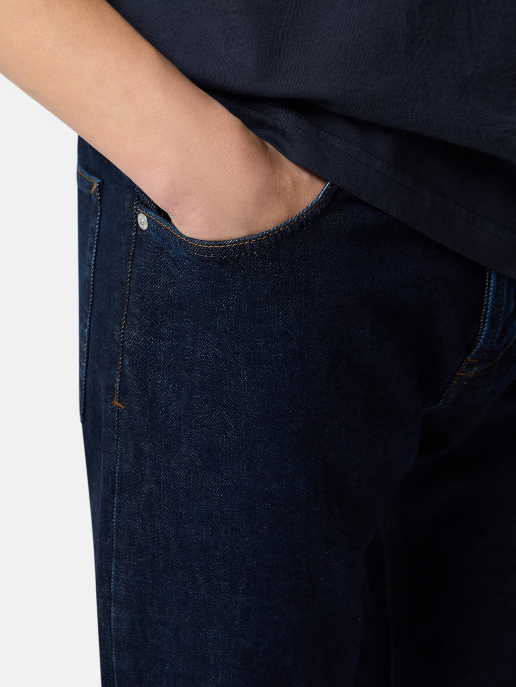 Stone Island - J100007 Jeans coupe Slim cinq poches Bleu Rincé