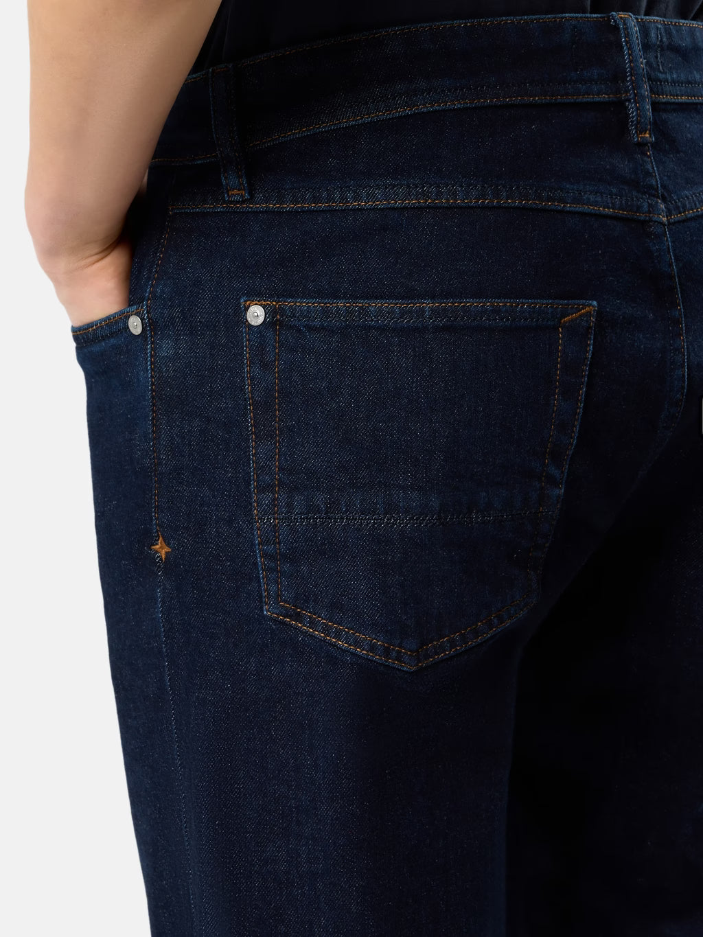 Stone Island - J100007 Jeans coupe Slim cinq poches Bleu Rincé