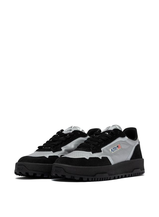 AUTRY - Basket Wildspace en Suede/Mesh Black/silver