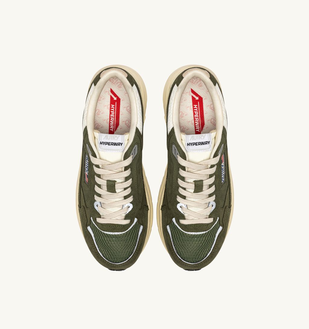 AUTRY - Basket Hyperway Mesh et Suede Salvia/Marsh