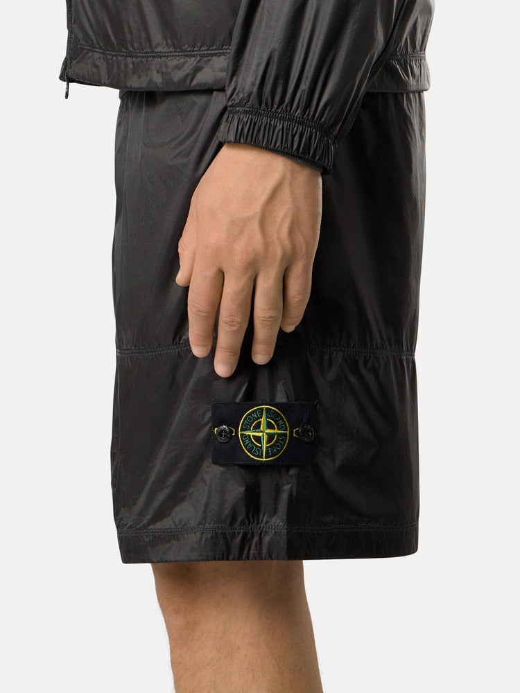 Stone Island - L100004 Short Ripstop Light Nylon Gris Plomb