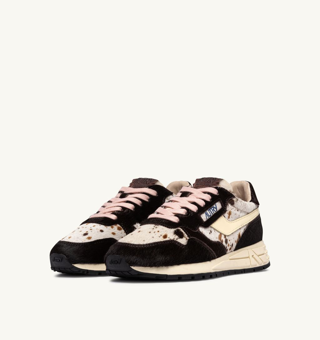 AUTRY - Basket Reelwind Low Pony/Leather Brown/Wild Cow/Rutabaga