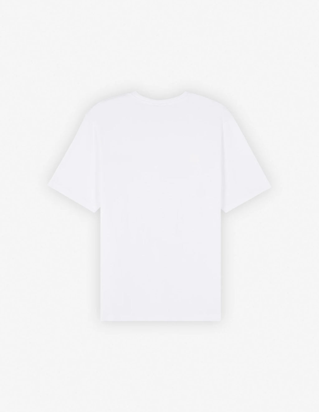MAISON KITSUNÉ - Tee-shirt Fox head patch regular white