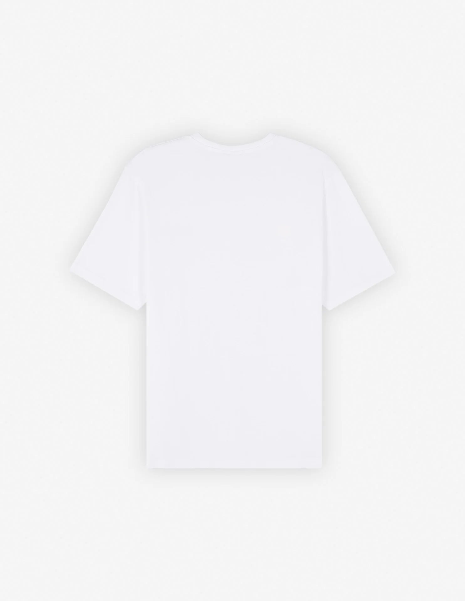 MAISON KITSUNÉ - Tee-shirt Fox head patch regular white