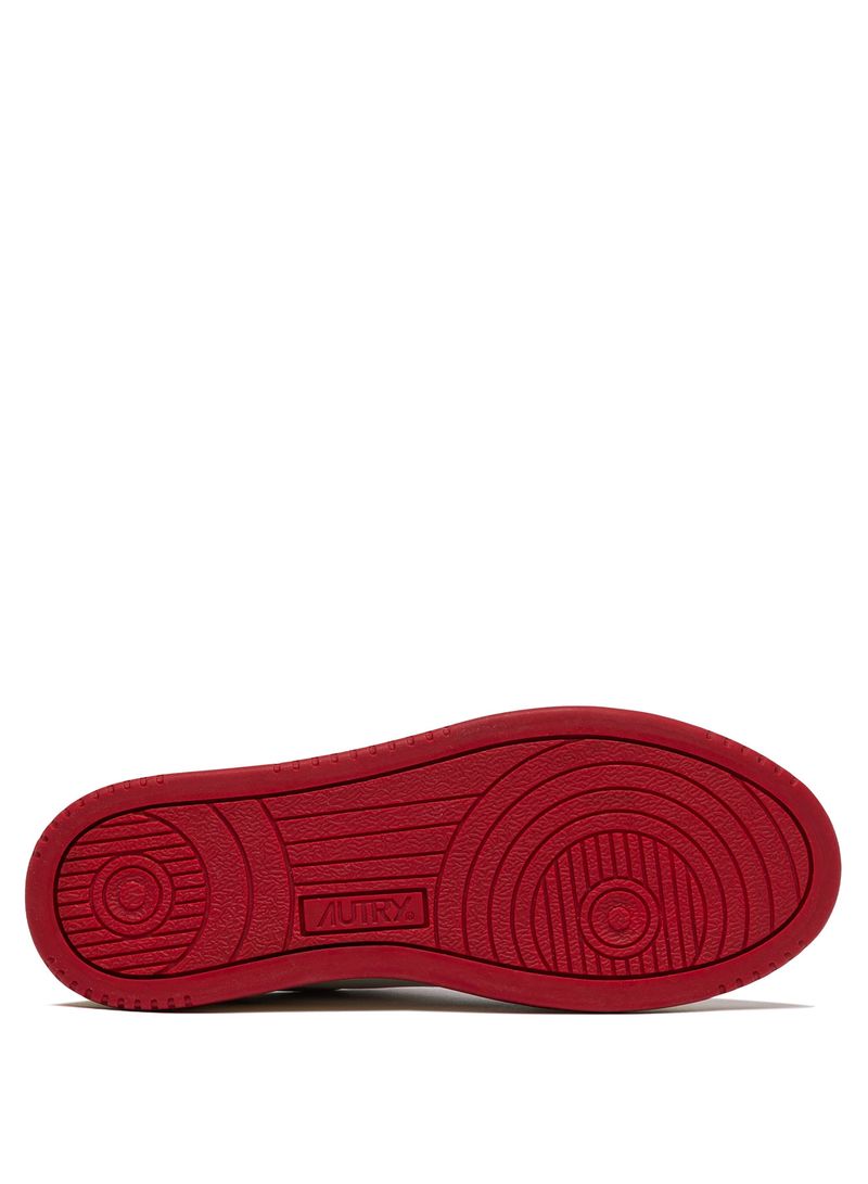 AUTRY - Basket Medalist Rouge et Blanc Game Set Match