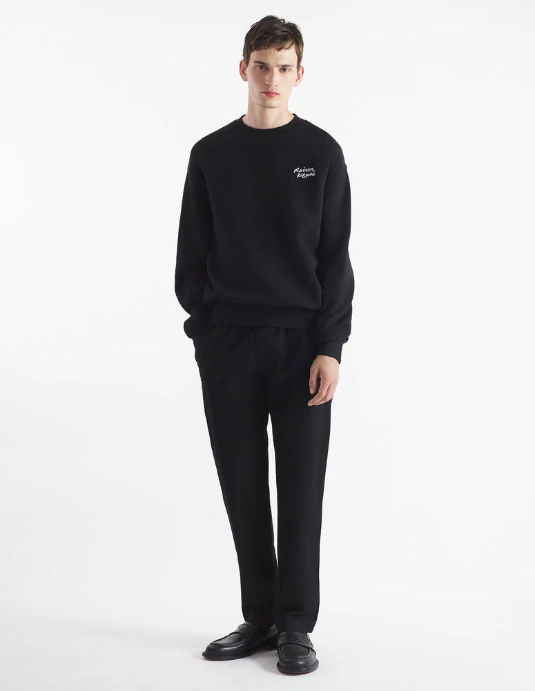 MAISON KITSUNÉ - Sweat Maison Kitsune handwriting comfort black/white