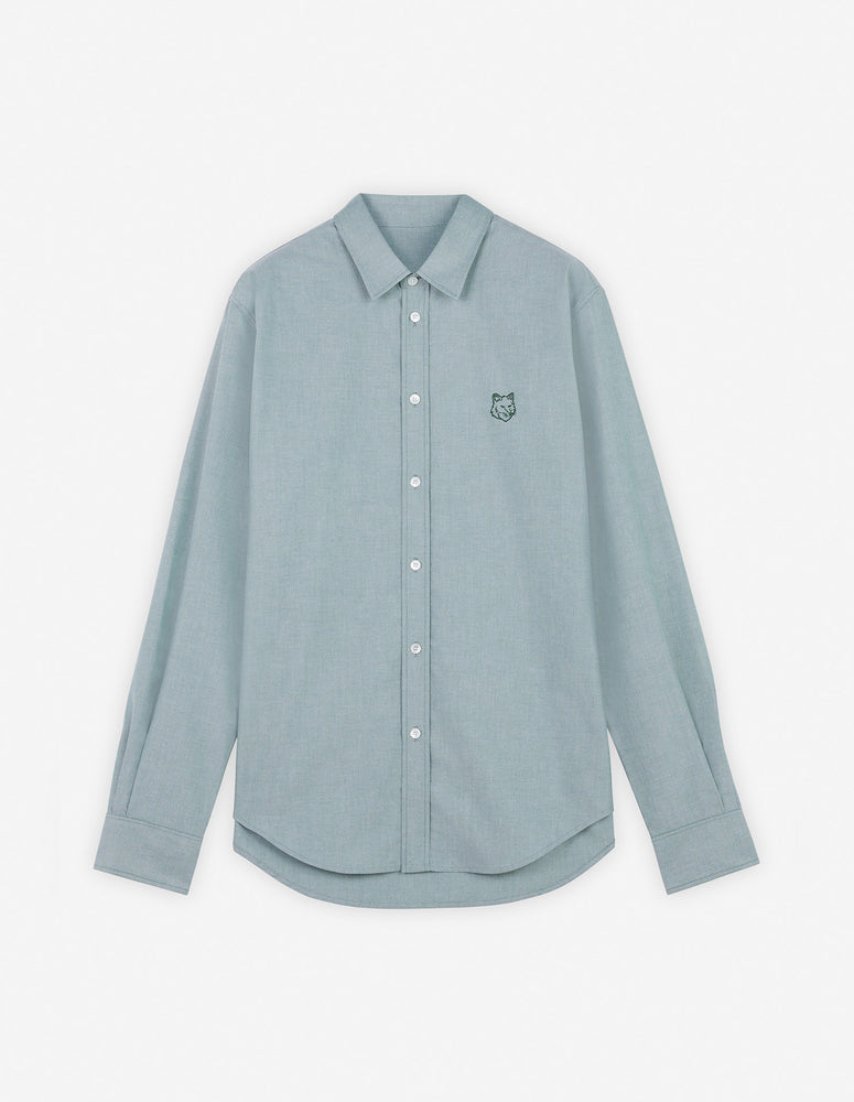 MAISON KITSUNÉ - Chemise Contour Fox head skate Pine