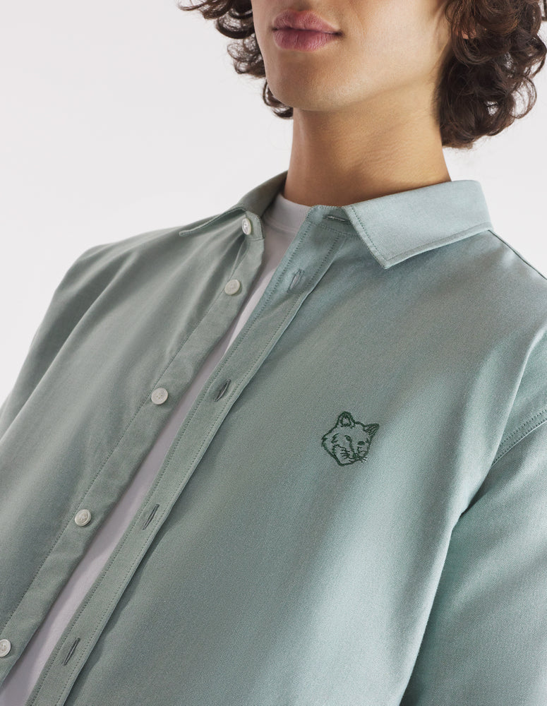 MAISON KITSUNÉ - Chemise Contour Fox head skate Pine