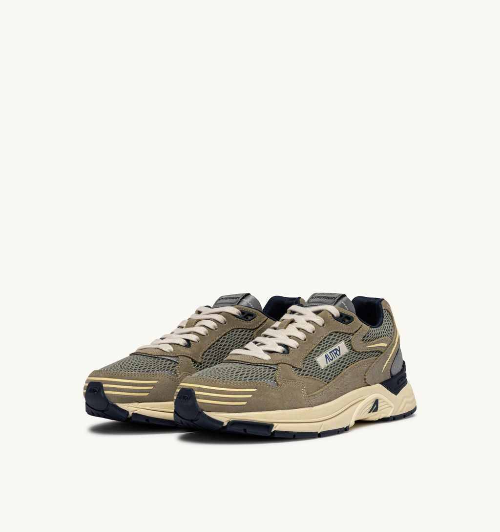 AUTRY - Hyperway Suede/Mesh/leather Silver Sage/Spa Blue