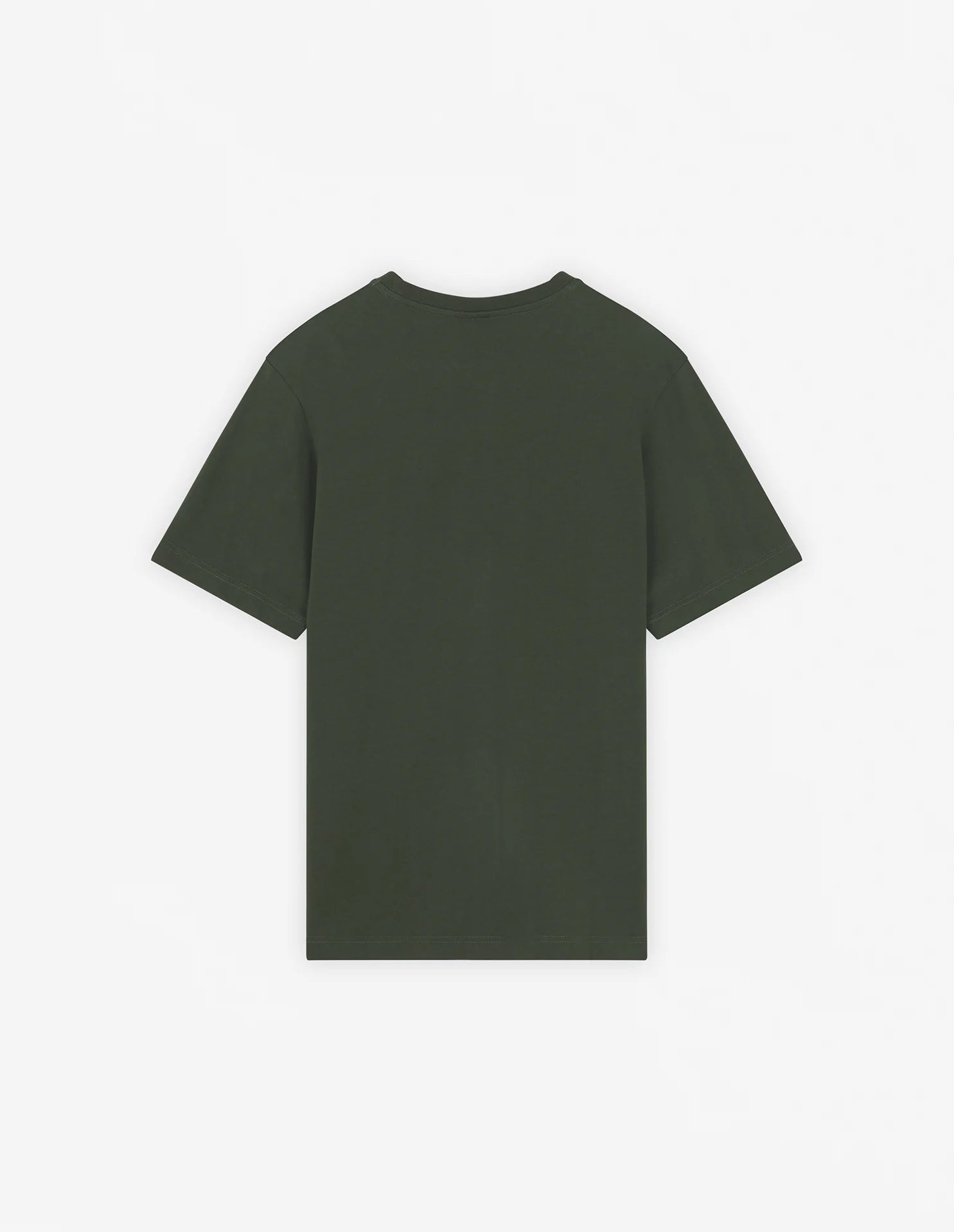 MAISON KITSUNÉ - Tee-shirt Outdoor Profile Fox Comfort ranger green
