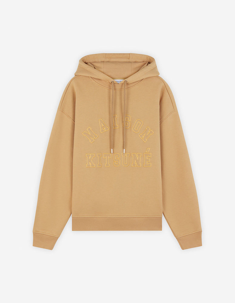 MAISON KITSUNÉ - Hoodie Varsity camomille