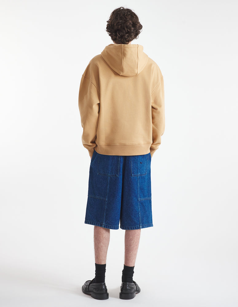 MAISON KITSUNÉ - Hoodie Varsity camomille