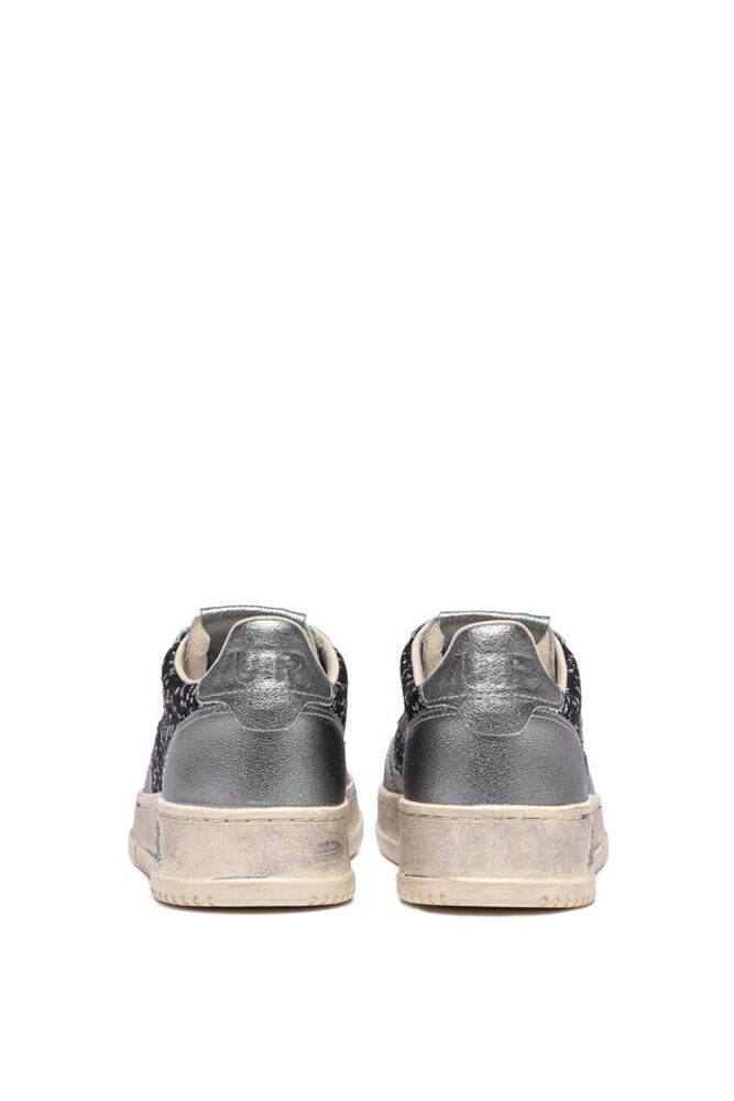 AUTRY - Basket Medalist Low Fabric/Lam Black/Steel