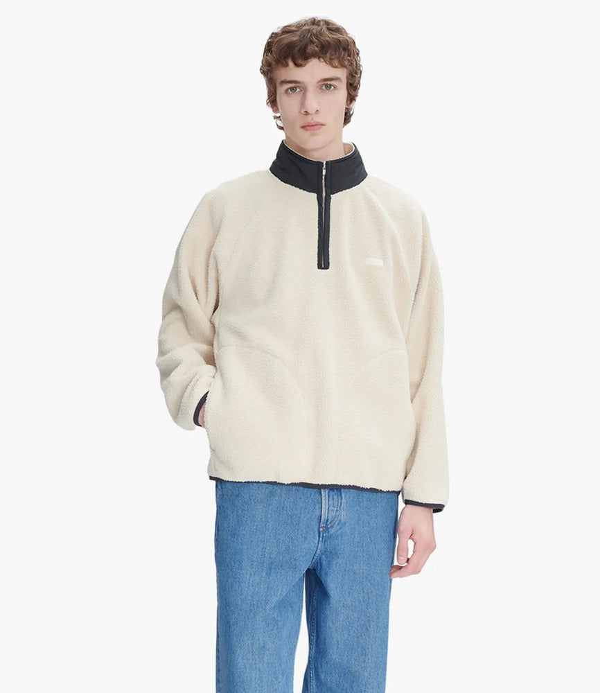 A.P.C. - Sweat Island brodé blanc cassé