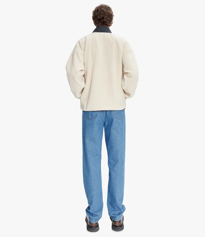 A.P.C. - Sweat Island brodé blanc cassé