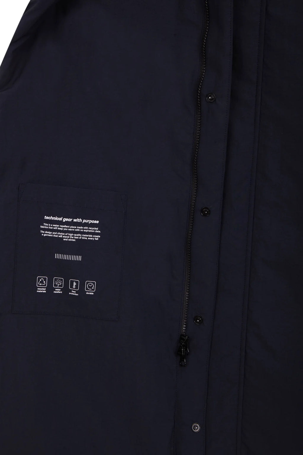 Unfeigned - Manteau Puffed Coat WR Dark Navy