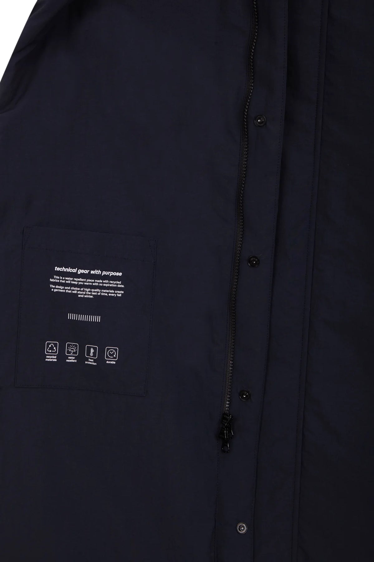 Unfeigned - Manteau Puffed Coat WR Dark Navy