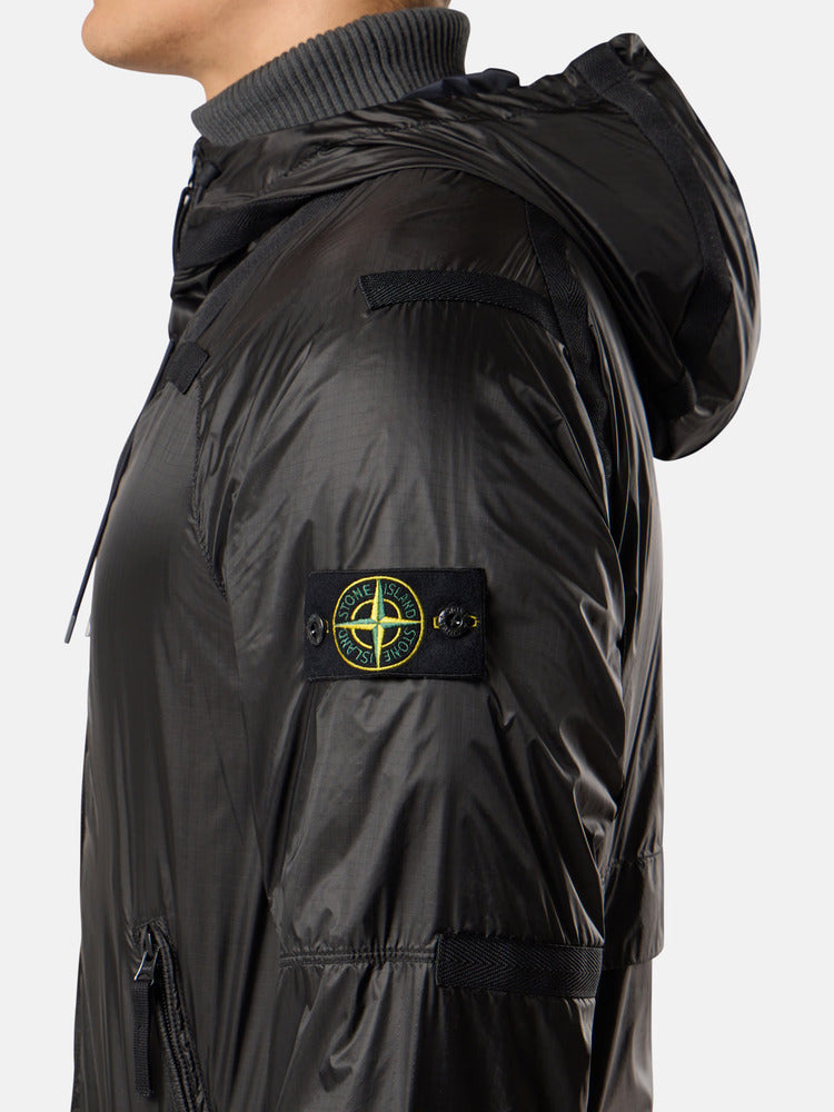 Stone Island - Q10008 Ripstop Light Ht Nylon Blouson Gris plomb