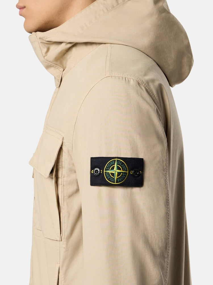 Stone Island - Q100012 Canvas Weave Coton Blouson Désert