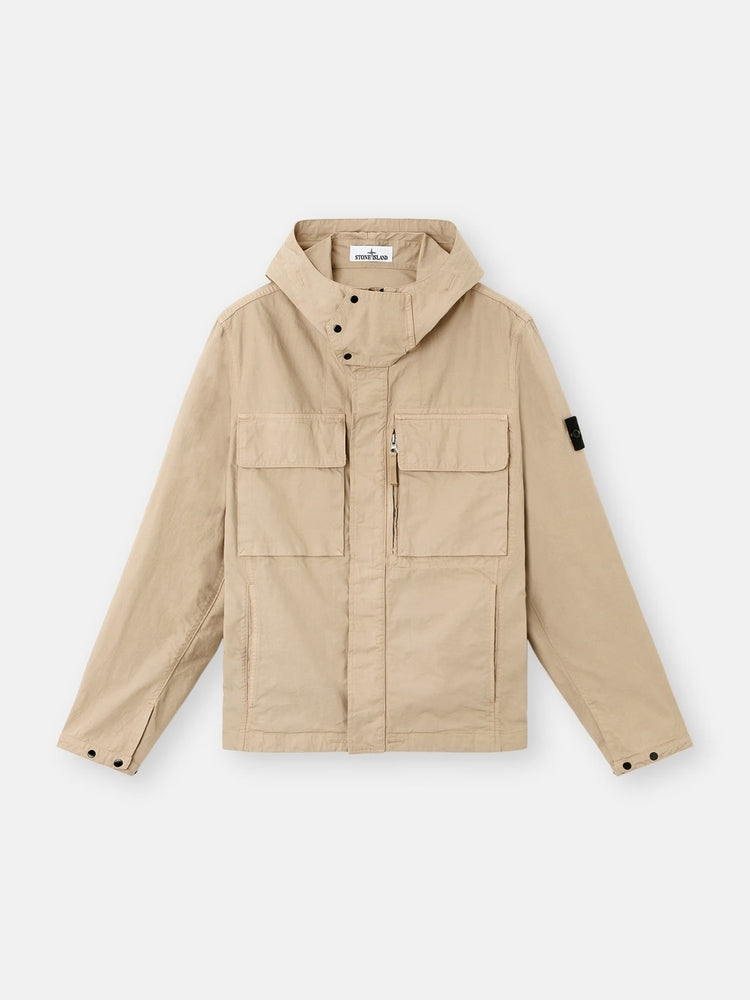 Stone Island - Q100012 Canvas Weave Coton Blouson Désert