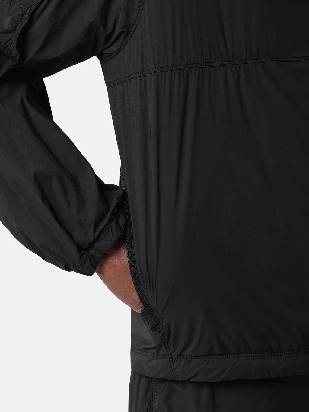 Stone Island - Q100020 Veste à capuche ultra light Nylon Strech Noir