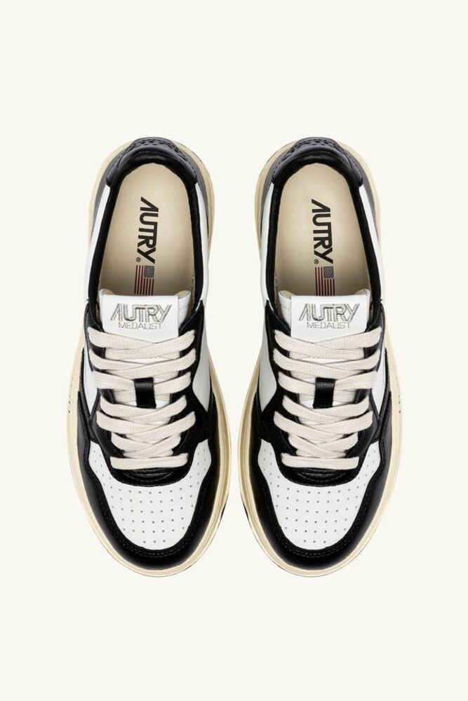 AUTRY - Basket Medalist Noir et Blanc Game Set Match