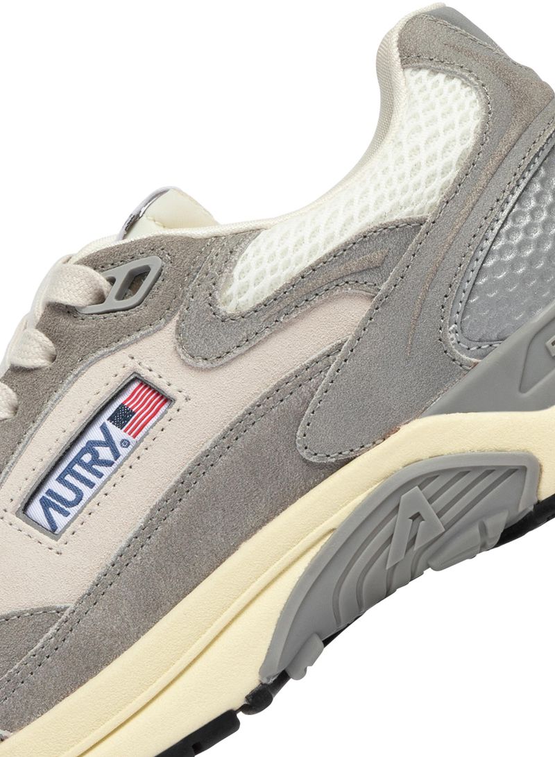 AUTRY - Basket Hyperway Suede/Mesh Plumb/silver