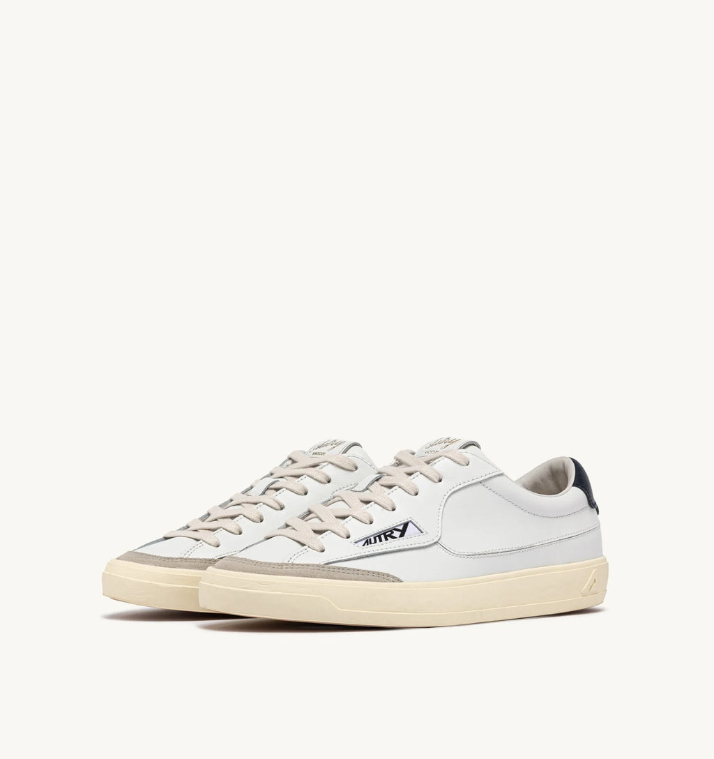Autry - Windscape low en cuir Blanc et Space