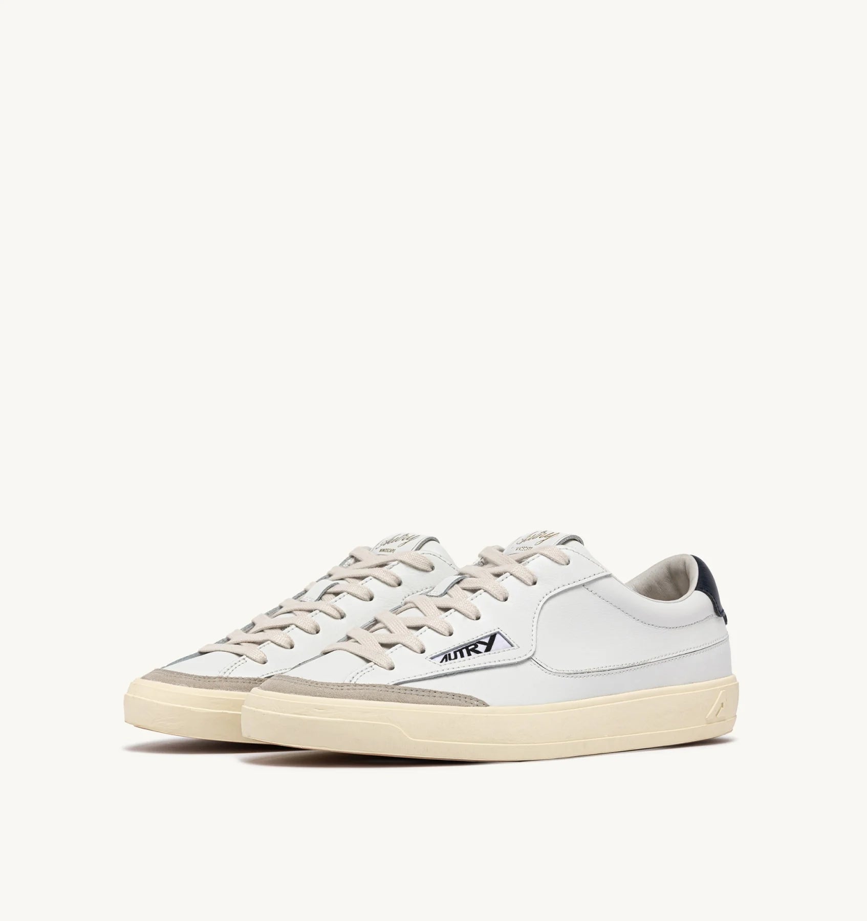Autry - Windscape low en cuir Blanc et Space